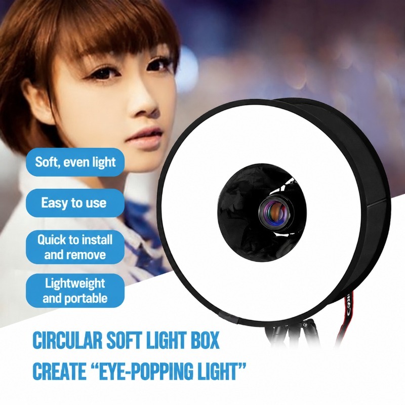 Foldable 45cm Ring‑flash Soft‑ - Photography Lighting Modifiers recension och pris