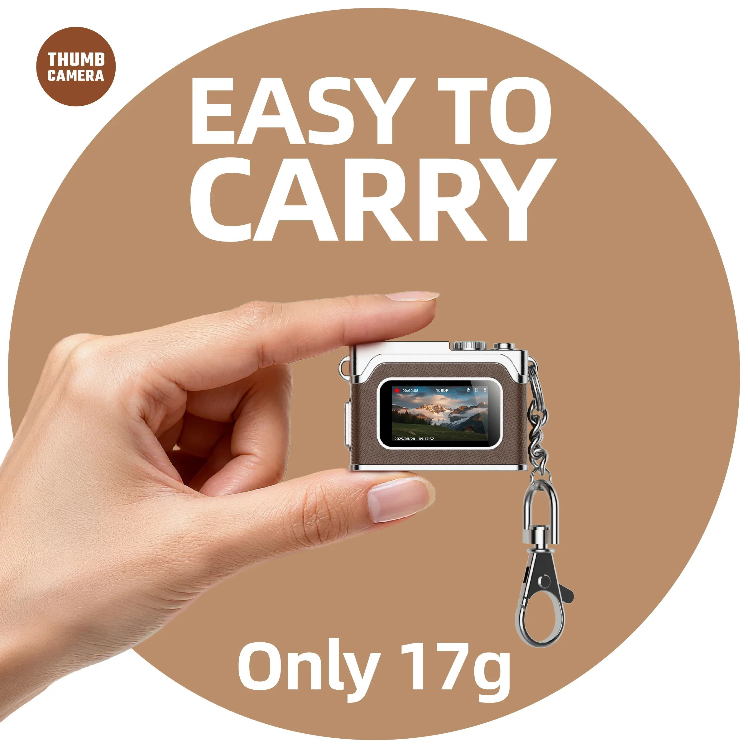 1080P Mini Retro Digital Camer - Photography Lighting Outdoor recension och pris