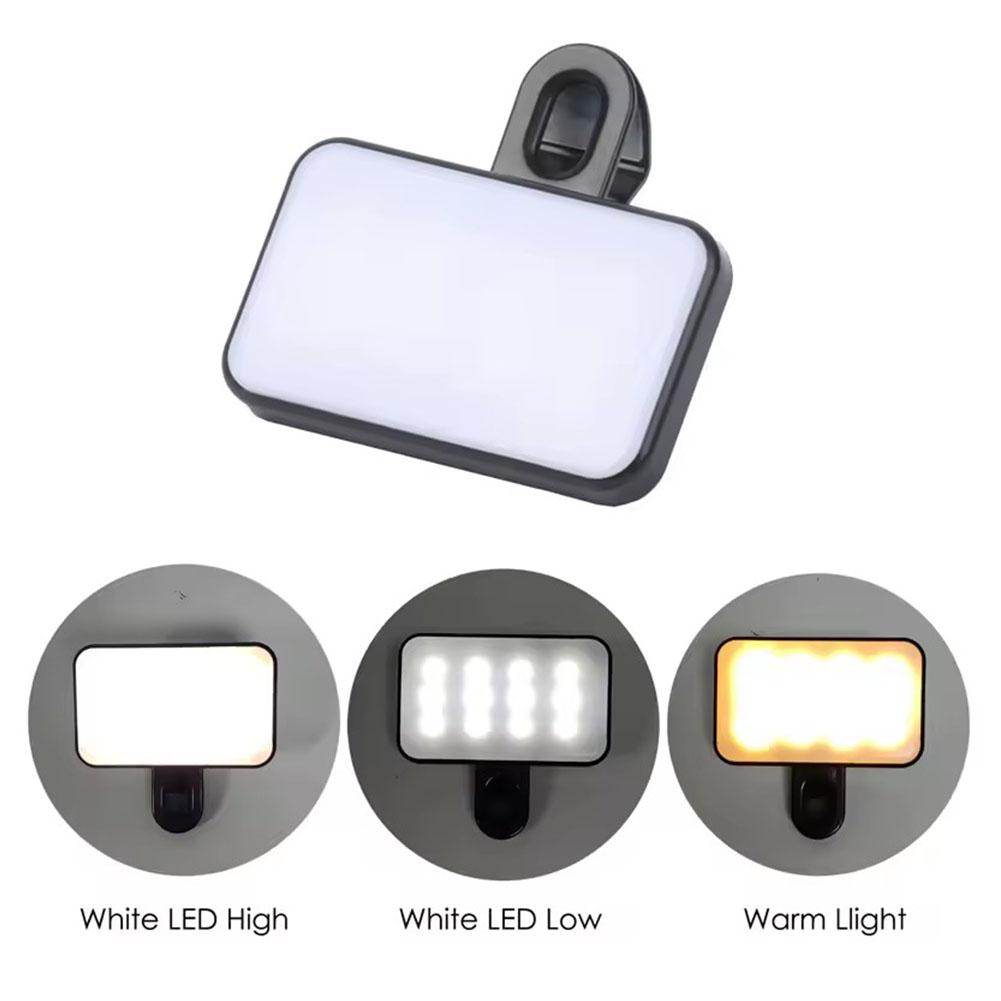 Mini LED Selfie Light 3 Color  - Photography Mobile Lighting recension och pris