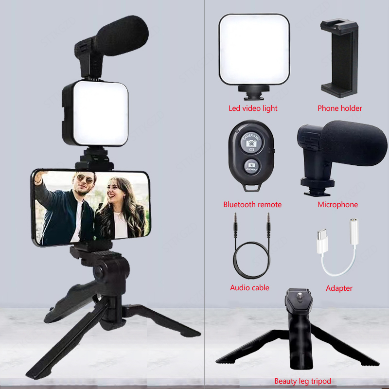 AY49 Smartphone Vlogging Kit W - Iris Photography Led Lighting Pack recension och pris